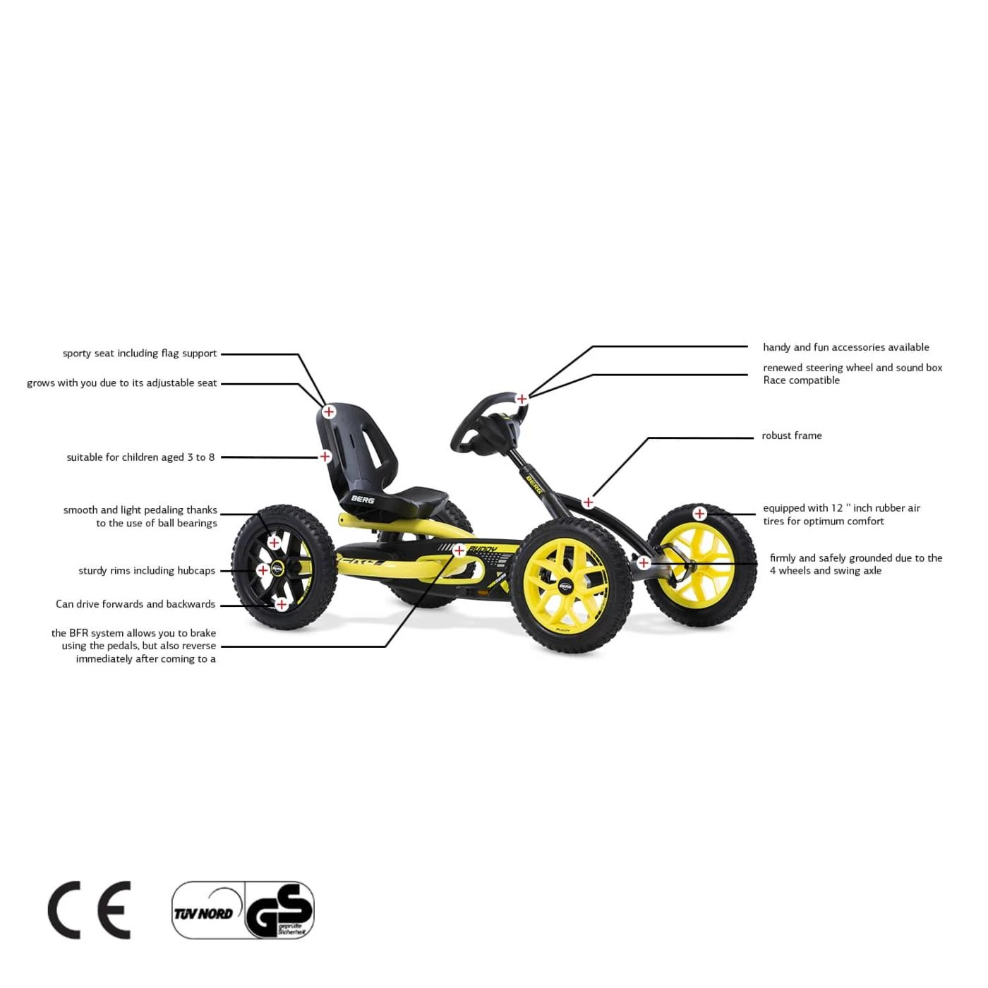 Coche De Pedales BERG Buddy CROSS 7 Coche De Pedales BERG Buddy CROSS - Image 7