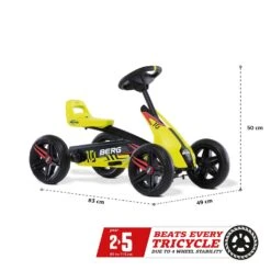 BERG Buzzy Aero Pedal Go-Kart -Berg BERG Buzzy Aero Age and Size