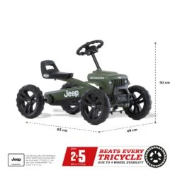 BERG Jeep Buzzy Sahara Pedal Go-Kart -Berg BERG Buzzy Jeep Sahara Age and Size 1500x1500 a315e335 7deb 4661 9779 c4805690b1ec