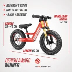 BERG Biky Cross Balance Bike [PRE ORDER - END OF JULY] -Berg BERGBikyCrossRed7