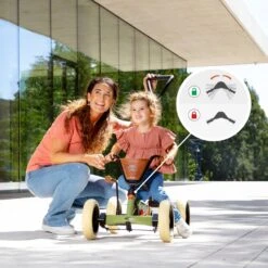 BERG Buzzy Retro 2-in-1 Pedal Go-Kart -Berg BERG Buzzy Retro 2 in 1 USP1 Steering lock