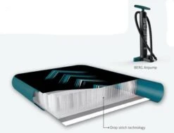 Cama Elástica BERG Flatground Ultim Elite 500 + Aerowall -Berg aerowall para trampoline berg ultim elite flatground inflador ad l 3