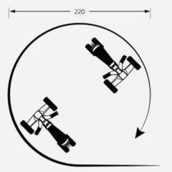 BERG GO² SparX Yellow Andador Evolutivo A Coche De Pedales -Berg berg go2 medida giro ad l 6