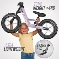 Bici Sin Pedales BERG BIKY Cross Purple Con Freno De Mano -Berg bici infantil freno mano purple 8715839100662 1 BERG Biky Cross Purple Handbrake ad l 2