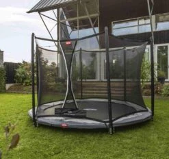 Cama Elástica BERG InGround Favorit 270 Grey + Red Comfort 20 Cama Elástica BERG InGround Favorit 270 Grey + Red Comfort -Berg cama elastica BERG Favorit Inground 270 grey para enterrar jardin diametro 270cm red seguridad comfort 4 ad l
