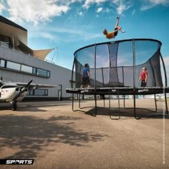 Cama Elástica BERG Ultim Pro Bounce 5x5 + Red Deluxe XL -Berg cama elastica gigante berg ultim pro bouncer 5x5 1000 3 lr ad l