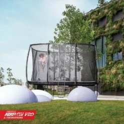 Cama Elástica BERG Ultim Champion ECO 410 + Red Deluxe XL -Berg cama elastica rectangular BERG Ultim Champion ECO Regular 410 Safety Net DLX X 1000 b hr ad l