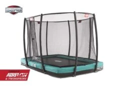 Cama Elástica BERG InGround Ultim Champion 330 + Red Deluxe -Berg camas elasticas rectangulares berg inground eazyfit green red seguridad deluxe airflow enterrada ad l