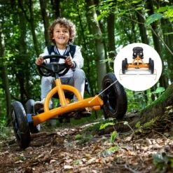 Coche De Pedales BERG Buddy B-ORANGE -Berg coche pedales berg buddy b orange version 2021 vista mood 8 lr ad l