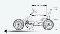 Coche De Pedales BERG Buddy LUA -Berg coche pedales berg buddy medidas 1b ad l