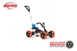 Coche De Pedales Evolutivo BERG Buzzy NITRO 2 En 1 -Berg cuadriciclo pedales barra empuje BERG Buzzy 2 en 1 Nitro vista 2 l