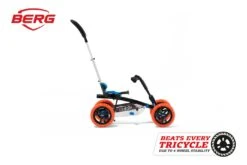 Coche De Pedales Evolutivo BERG Buzzy NITRO 2 En 1 -Berg cuadriciclo pedales barra empuje BERG Buzzy 2 en 1 Nitro vista lateral 2 ad l