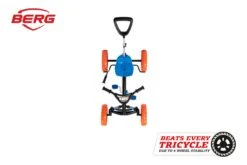 Coche De Pedales Evolutivo BERG Buzzy NITRO 2 En 1 -Berg cuadriciclo pedales barra empuje BERG Buzzy 2 en 1 Nitro vista pajaro ad l