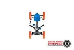 Coche De Pedales Evolutivo BERG Buzzy NITRO 2 En 1 -Berg cuadriciclo pedales barra empuje BERG Buzzy 2 en 1 Nitro vista top ad l