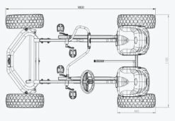 Cuadriciclo A Pedales BERG DUO COASTER BFR -Berg cuadriciclo pedales berg duo coaster medidas 1 ad l