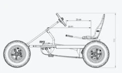 Cuadriciclo A Pedales BERG DUO COASTER BFR -Berg cuadriciclo pedales berg duo coaster medidas 2 ad l