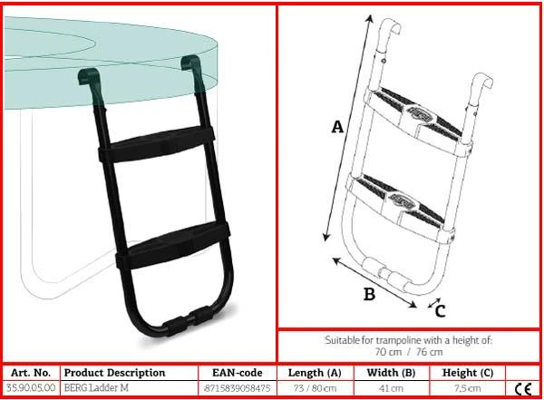 Escalera BERG Tamaño M 1 Escalera BERG Tamaño M