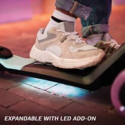 Patinete BERG Nexo Lights Plataforma LED Menta -Berg patinete con luz berg nexo modulo plataforma led 1200 hr ad l 3