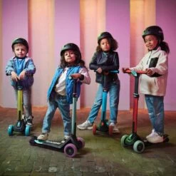 Patinete BERG Nexo Lights Plataforma Magnética Rojo -Berg patinete plegable berg nexo combinacion colores 1500 lr ad l 7