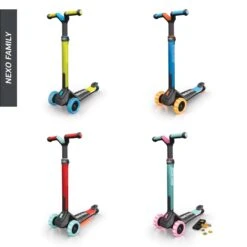 Patinete BERG Nexo Lights Plataforma Magnética Rojo -Berg patinetes plegables berg nexo familia productos 1500 lr ad l 5