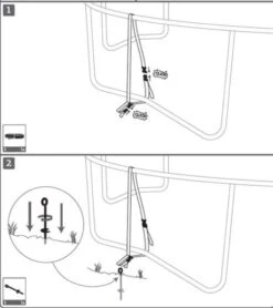 Set De Anclajes Para Camas Elásticas BERG 7 Set De Anclajes Para Camas Elásticas BERG -Berg set anclajes cama elastica berg trampolines ad l