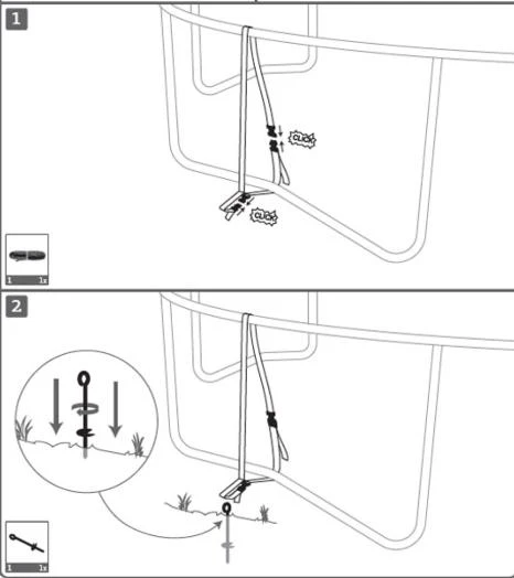 Set De Anclajes Para Camas Elásticas BERG 4 Set De Anclajes Para Camas Elásticas BERG - Image 4