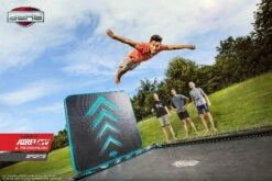 Cama Elástica BERG Flatground Ultim Elite 500 + Aerowall -Berg trampolines BERG Ultim Elite FlatGround AeroWall 5x3m deportes ad l 1